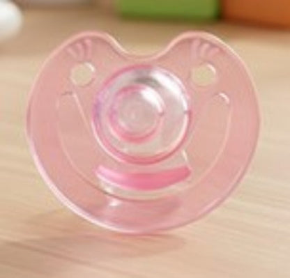 Tetine bebe ergonomique silicone medical rose