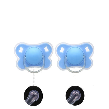 Tetine bebe forme papillon bleu