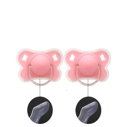 Tetine bebe forme papillon couleur rose
