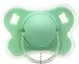 Tetine bebe forme papillon verte