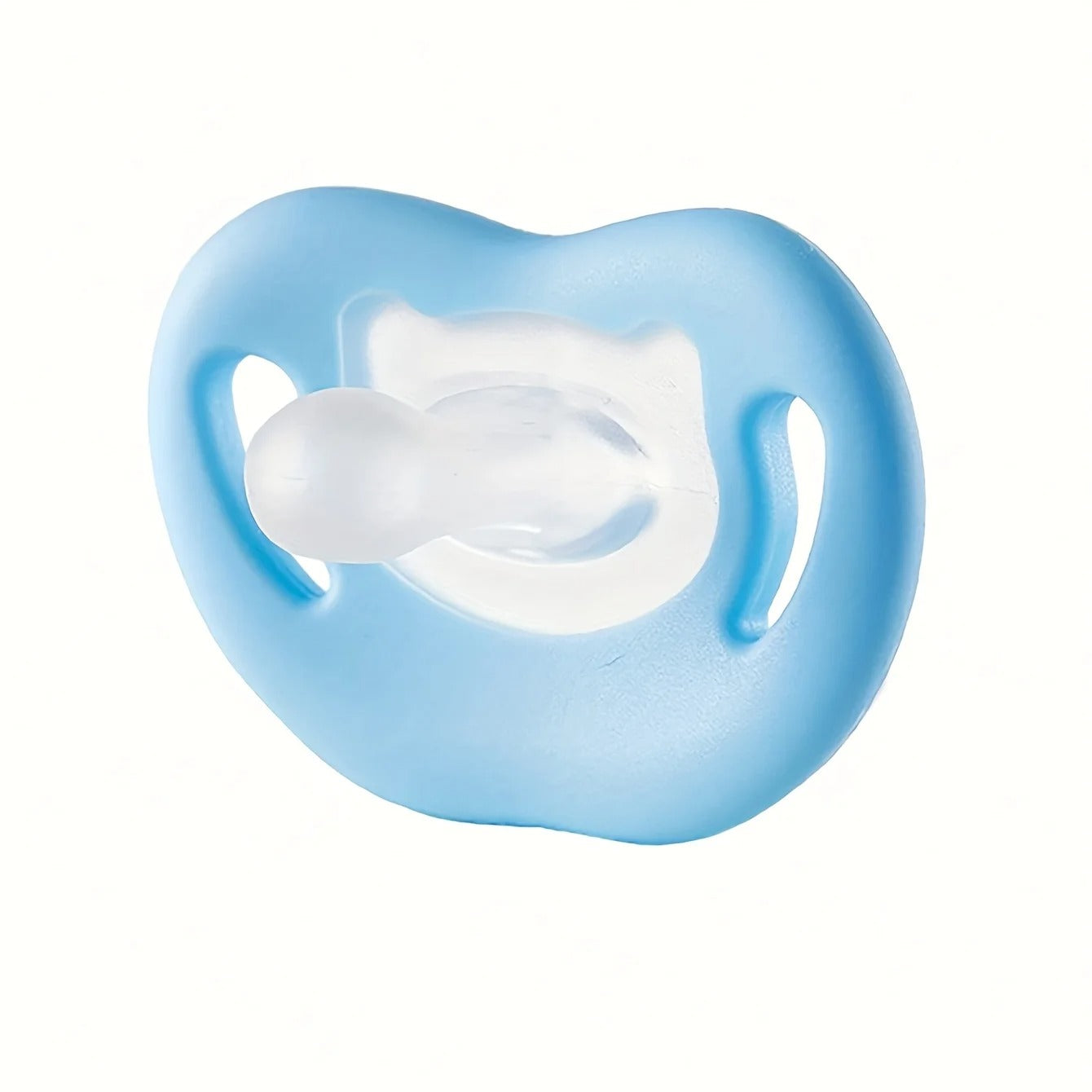 Tetine bebe silicone pur bleu