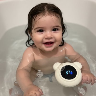 Thermometre de bain precision securite bebe dans son bain