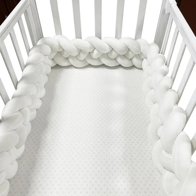 Tour de lit tresse protection douce premier modele