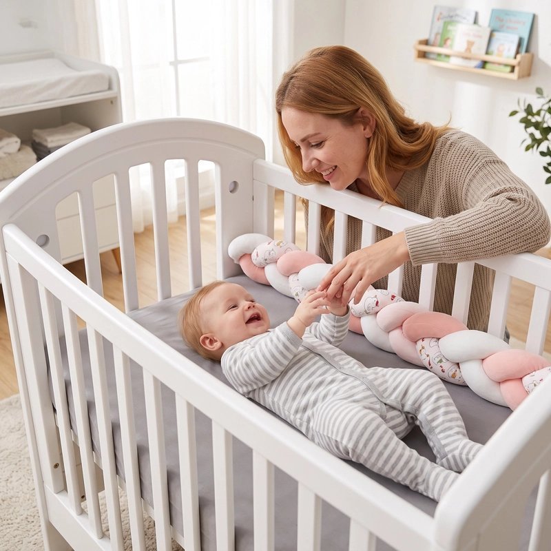 Tresse de lit | Décorative et Sécurisante - Mon P'tit Nid Bébé