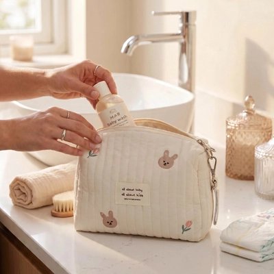 Trousse de toilette bebe equipee