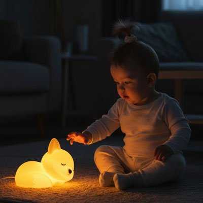 Veilleuse renard douce et apaisante